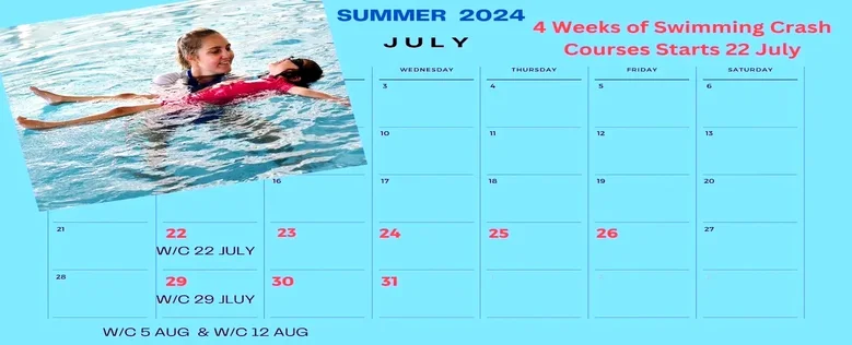 dates for summer crash course in Wimbledon