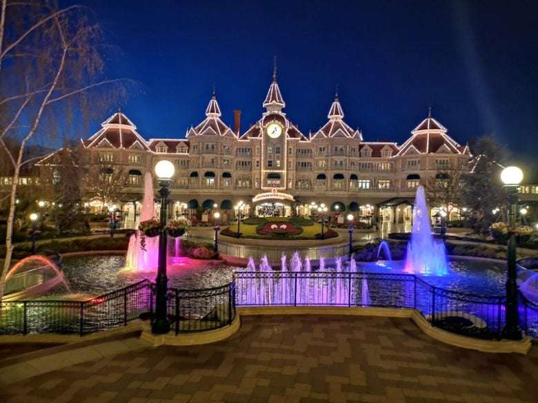 Disneyland Paris by night