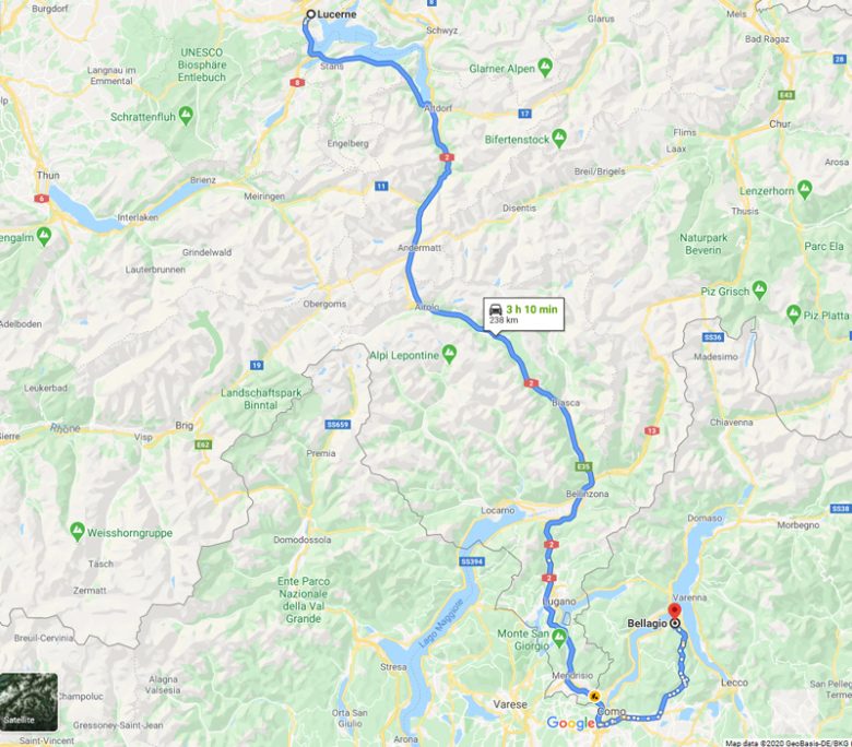Road Trip to Lake Como