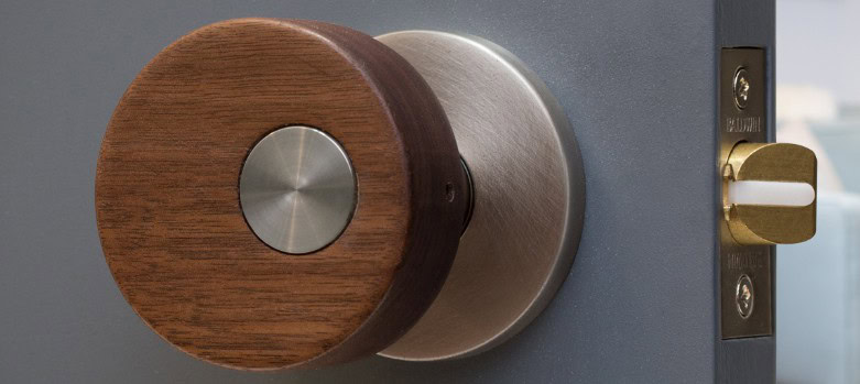 wooden door knob