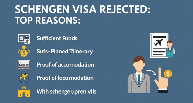 Schengen Visa Rejected? Top Reasons, How to Appeal & Reapply – Explained