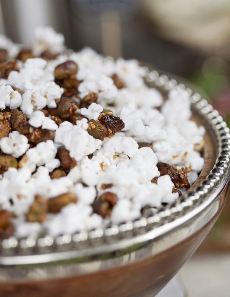 Sesame Glazed Pistachio Popcorn