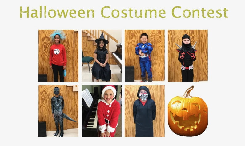 Halloween costume contest photos