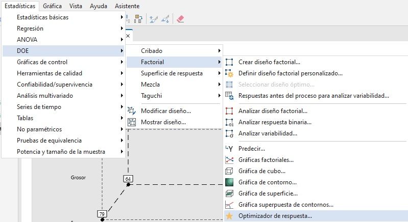 DOE optimizador de respuesta