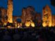 Concerto jazz serale tra le rovine romane illuminate
