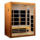 Golden Designs 3 Person Dynamic Marseille Ultra Low EMF FAR Infrared Sauna (New)
