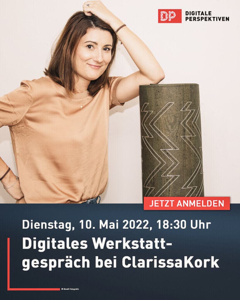 digitales werkstattgespräch, innovation kork, naturmaterial kork, teppich aus kork, nachhaltigkeit