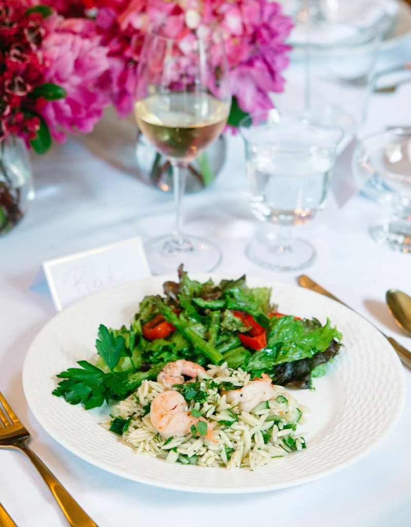 mostly herbs salad summer entertaining