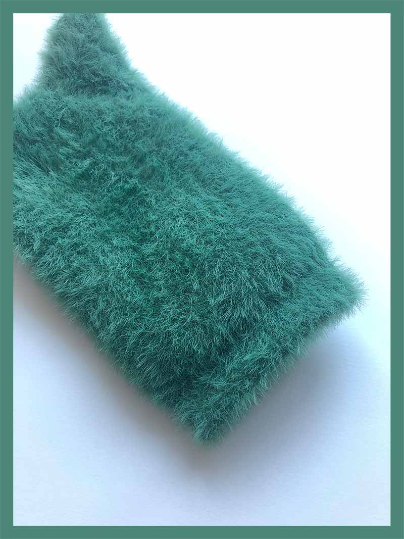 calcetines pelito verde pato detalle