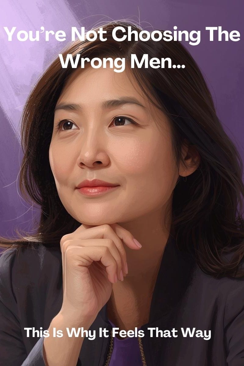 blog cover of why you are not choosing the wrong man,