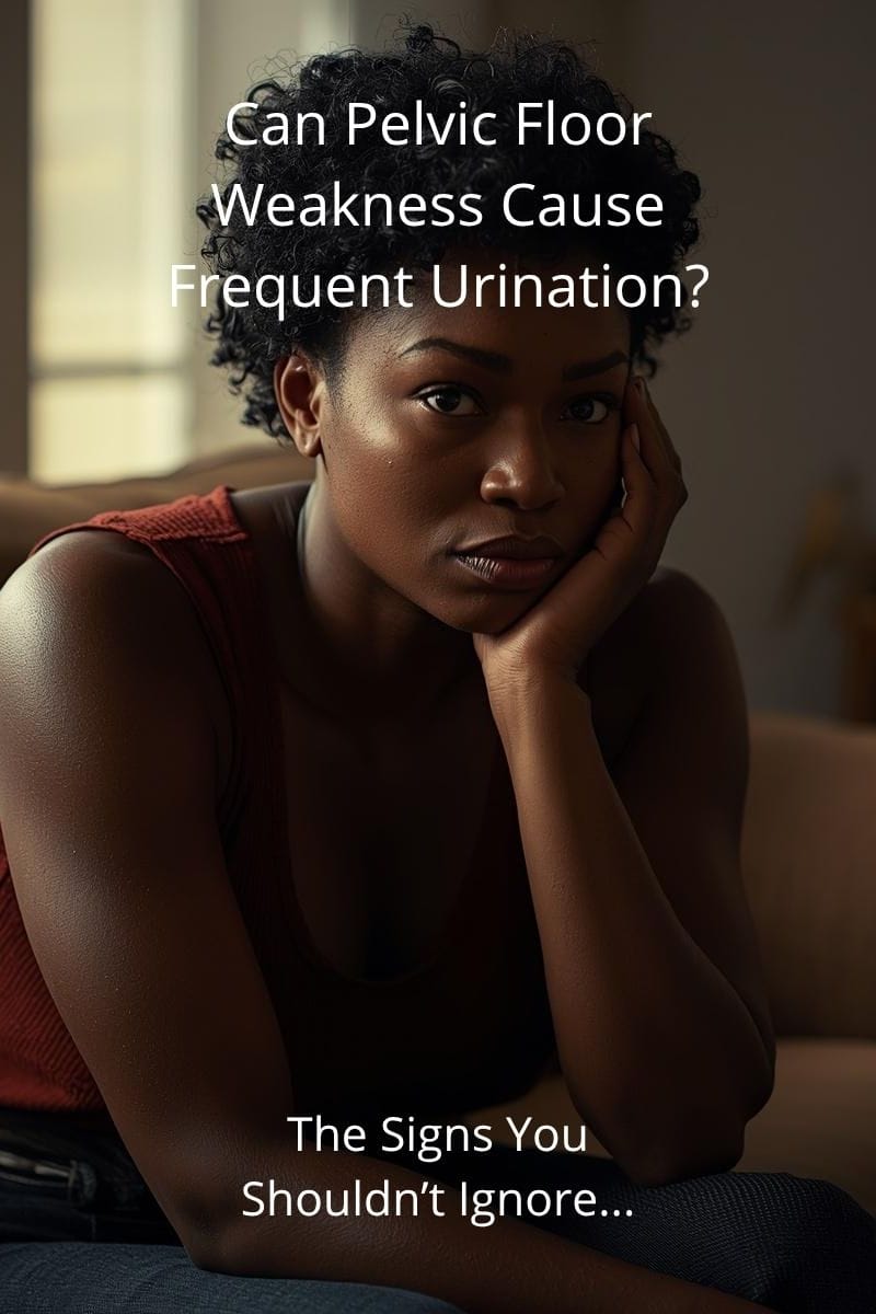 Can Pelvic Floor Weakness Cause Frequent Urination? 1 worried woman looking into the camera thinking about pelvic floor weakness