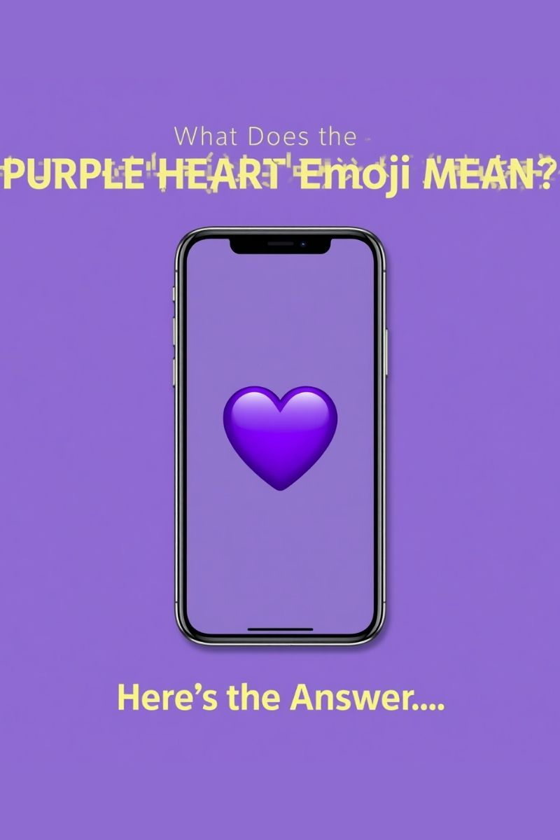 What Does the Purple Heart Emoji Mean? 💜 1 purple heart meaning,