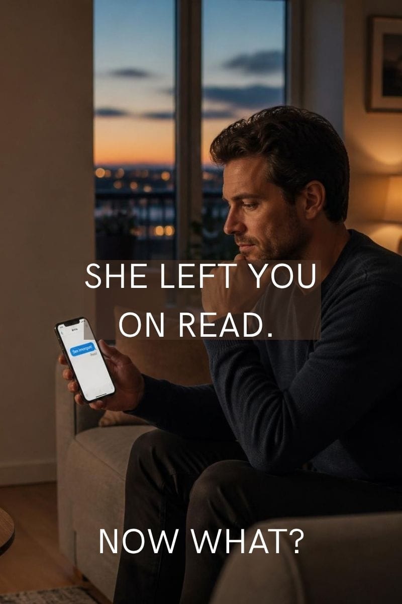Should I Text Her Again After She Left Me on Read? What to Do Next