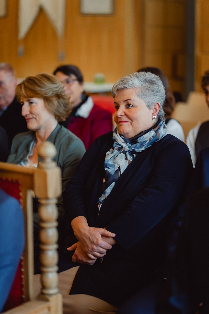 guests at wedding ceremony
