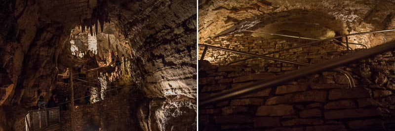 Some of the scenery in the natural bridge caverns Discovery Tour