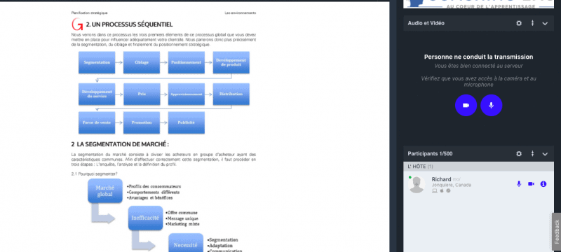 Webinaire, rencontres virtuelles, formations