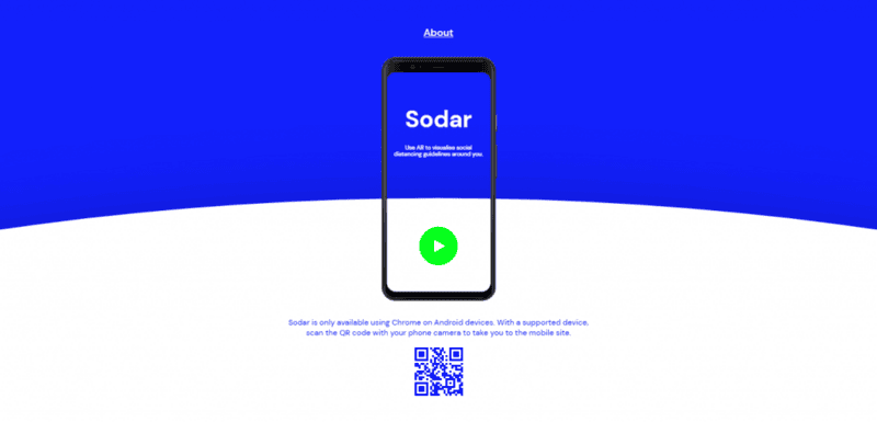 Sodar for social distancing by Google