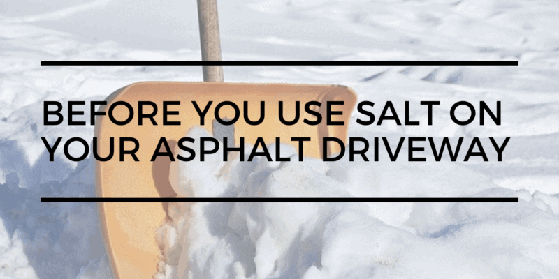 Asphalt Driveway Winter Care