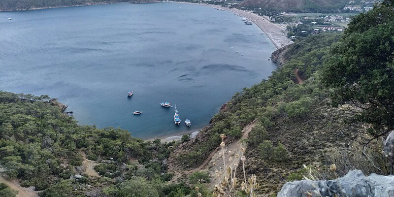 adrasan kalesi manzarası