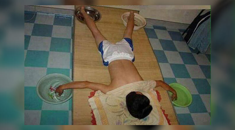 Inventive ways to survive in summer heat. #4