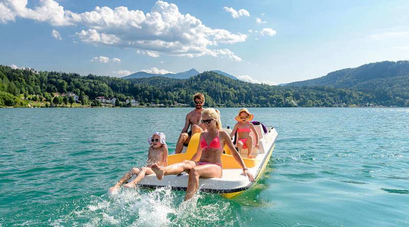 клопайнерзее лето озеро австрия