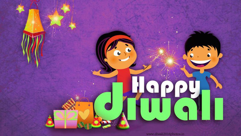 Kids celebrating Diwali 2016. HD wallpaper