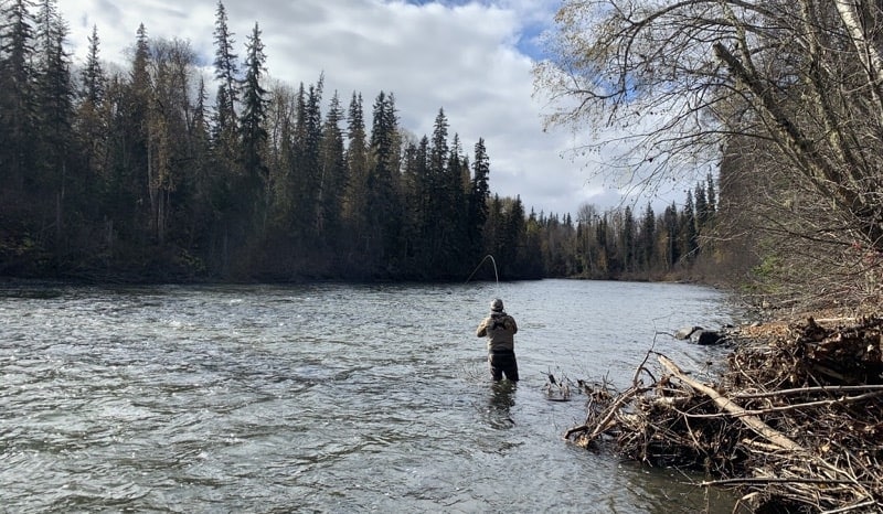 Kispiox River steelhead fishing