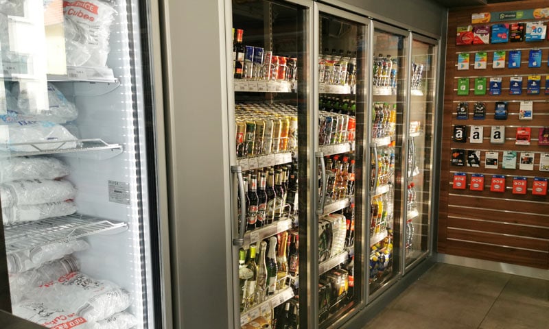 Getränke, Tankstelle-Mainz