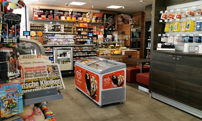 Shop, Tankstelle-Mainz