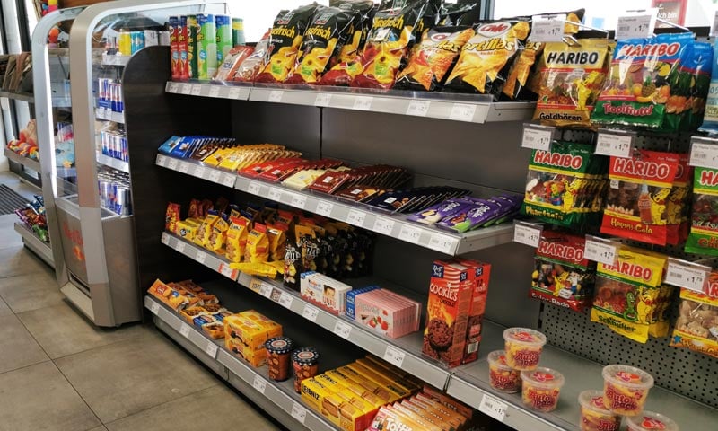 Shop, Tankstelle-Mainz
