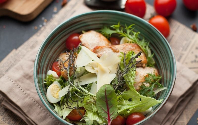 bowl of vegetable salad