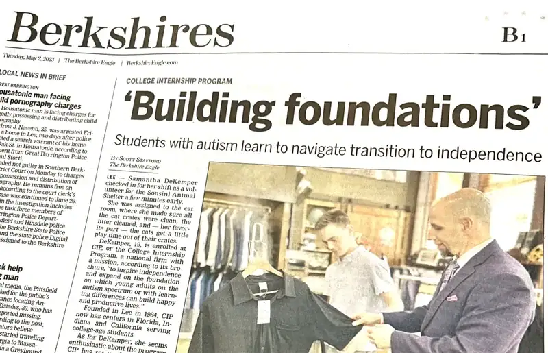 autism transition program | Berkshire Eagle May 2 2023