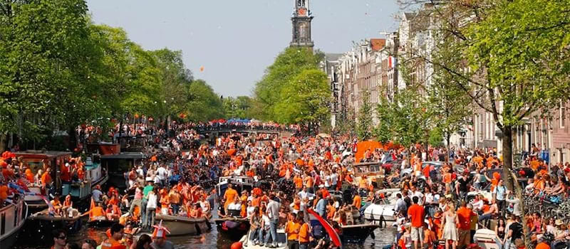 koningsdag Rent Boat Amsterdam kingsday