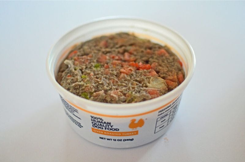 Pet Plate meals come in pre-portioned containers for maximum convenience