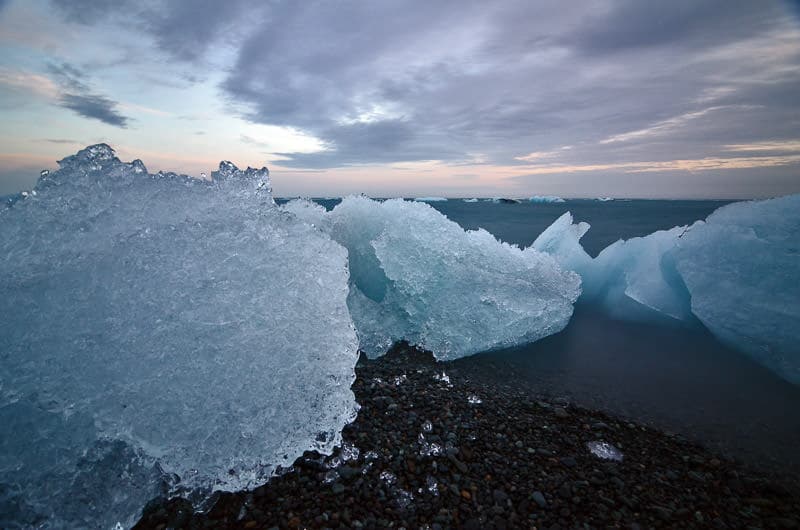 Iceland glacier lagoon