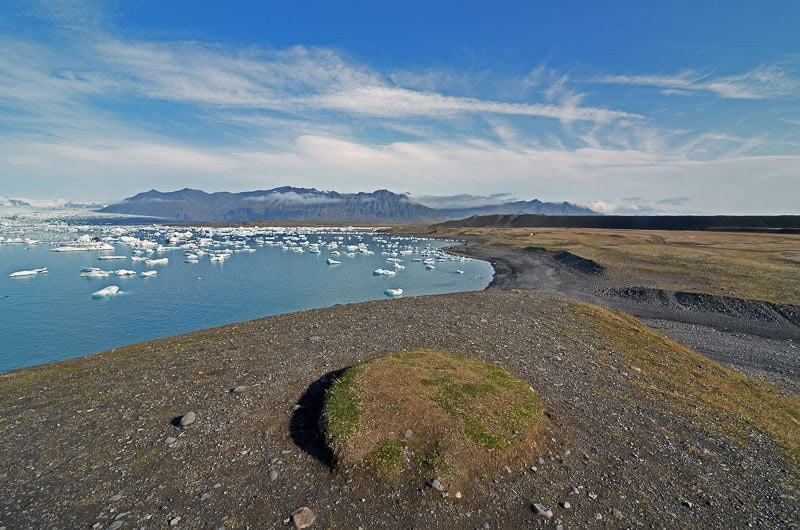 Iceland glacier lagoon