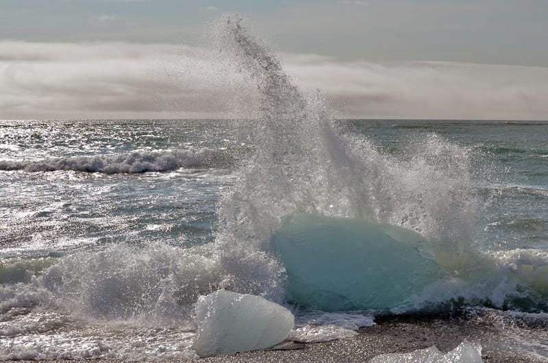 Iceland glacier lagoon