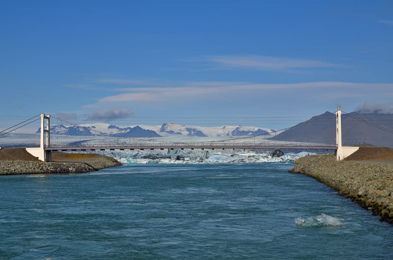 Iceland glacier lagoon