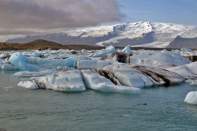 Iceland glacier lagoon