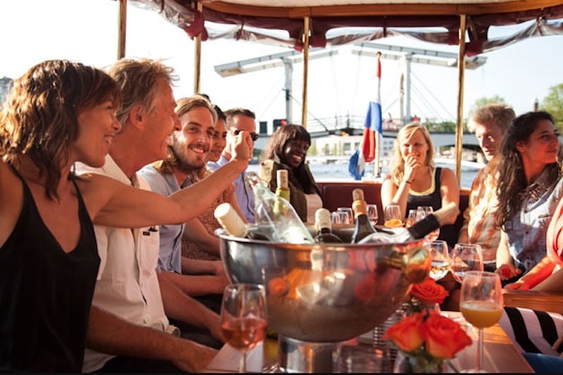 Drankarrangement salonboot Amsterdam