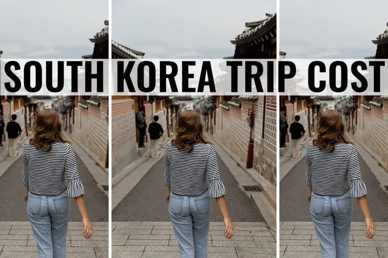 south korea trip cost