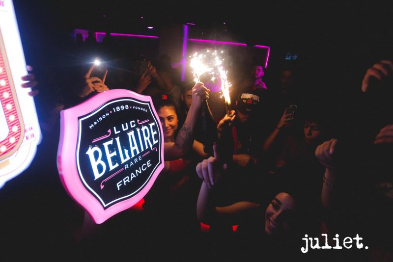 BOTTLE SERVICE AT CALL HER JULIET