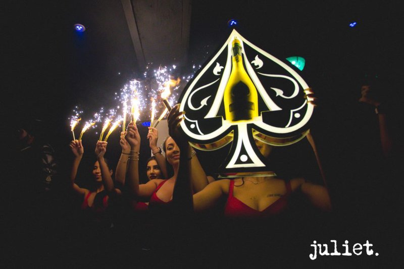 ACE OF SPADES PRESENTED AT CALL HER JULIET