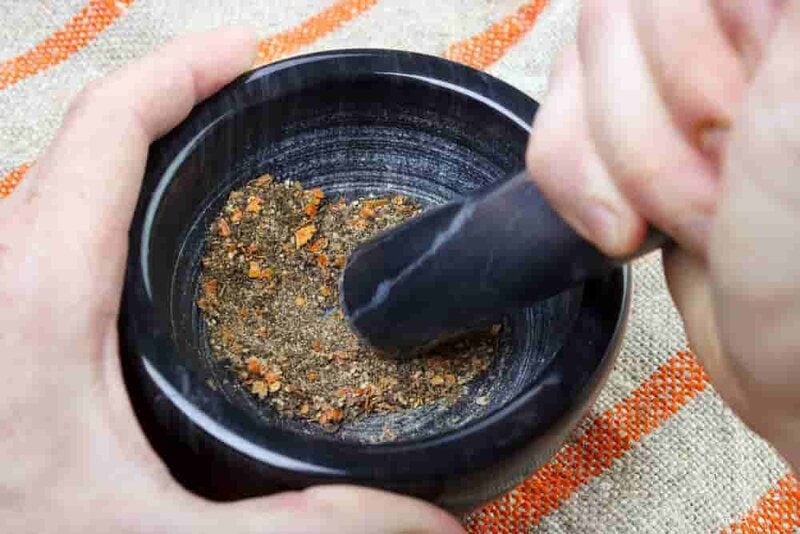 Different methods on grinding herbs | amateurchef.co.uk