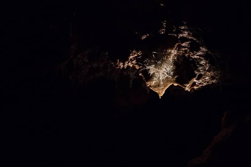 Some of the scenery in the natural bridge caverns Hidden Passages Tour