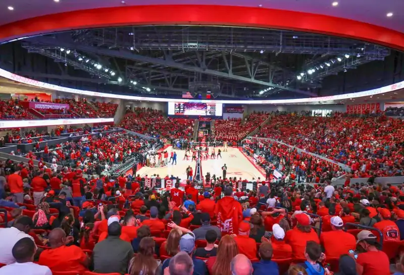 University of Houston Fertitta Center Lights