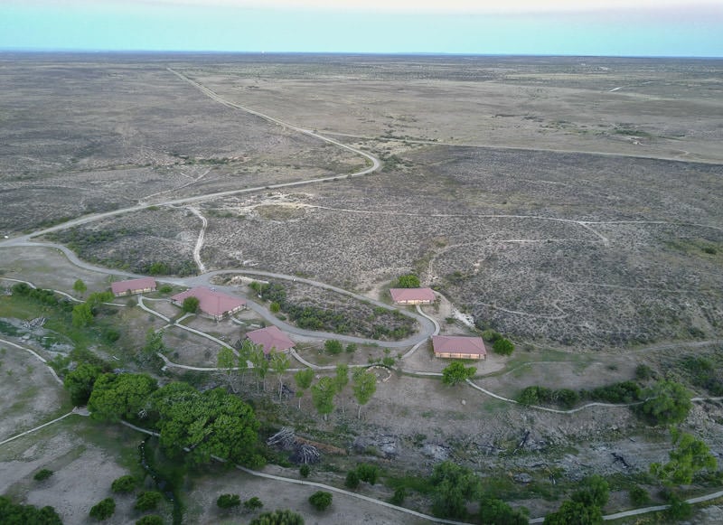 Aerial view of Camp Washington Ranch