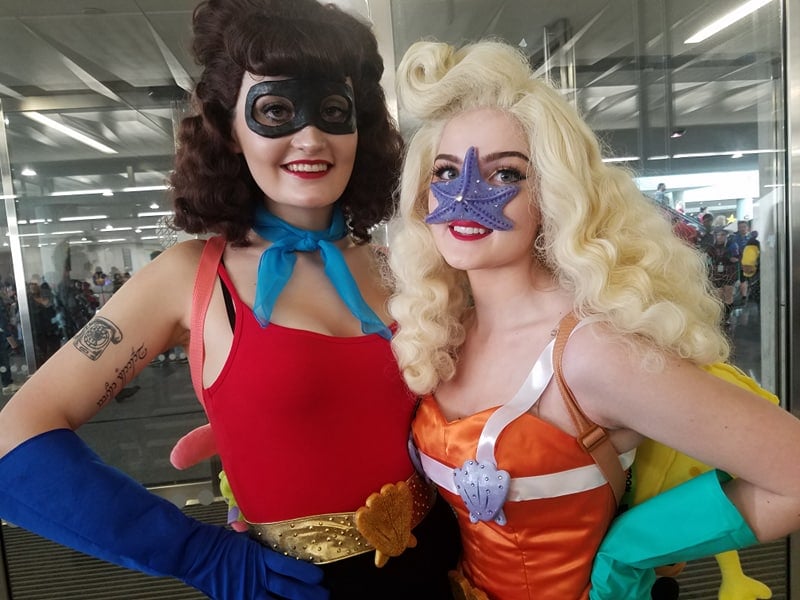 Cosplay SpongeBob SquarePants Mermaid Man Barnacle Boy
