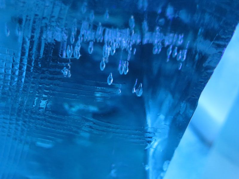 Ártico Ice Bar - Textura del hielo