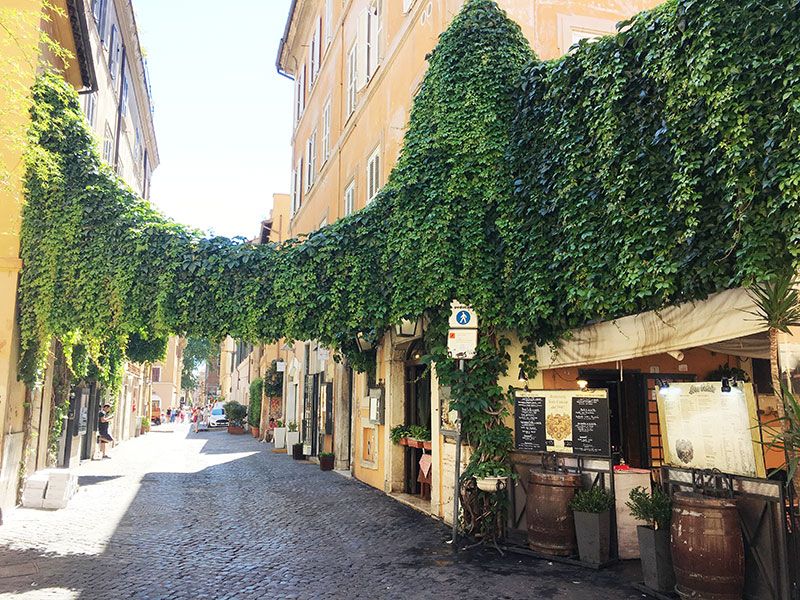 Qué ver en Trastevere - Roma - Jardines verticales